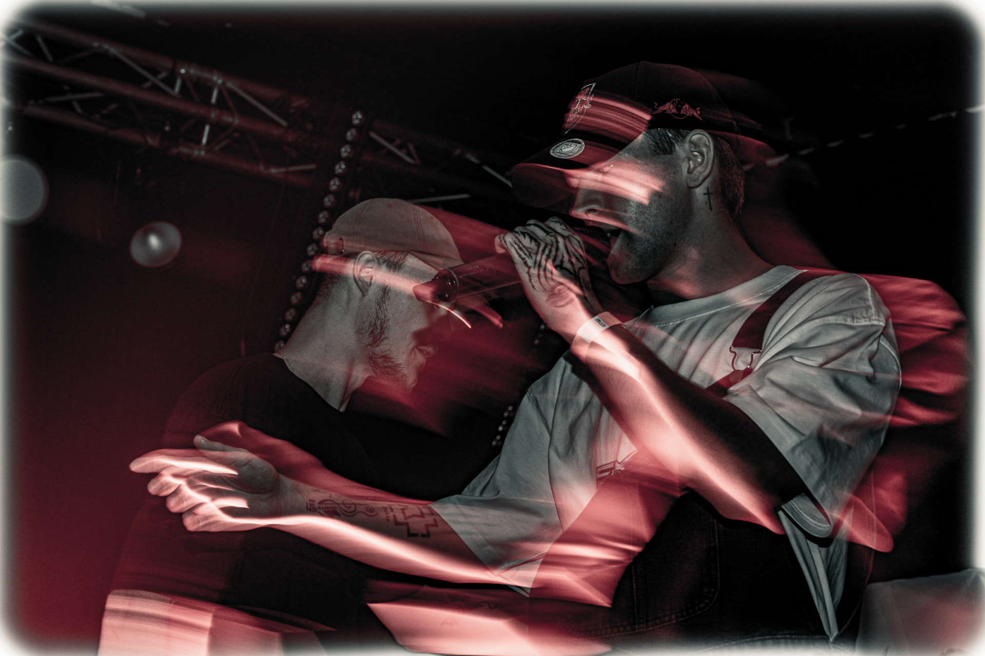 DOUBLESIN performing live on stage